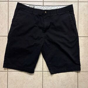 Volcom Stone Shorts Mens 38 Frickin Modern Chino Shorts Black Y2K